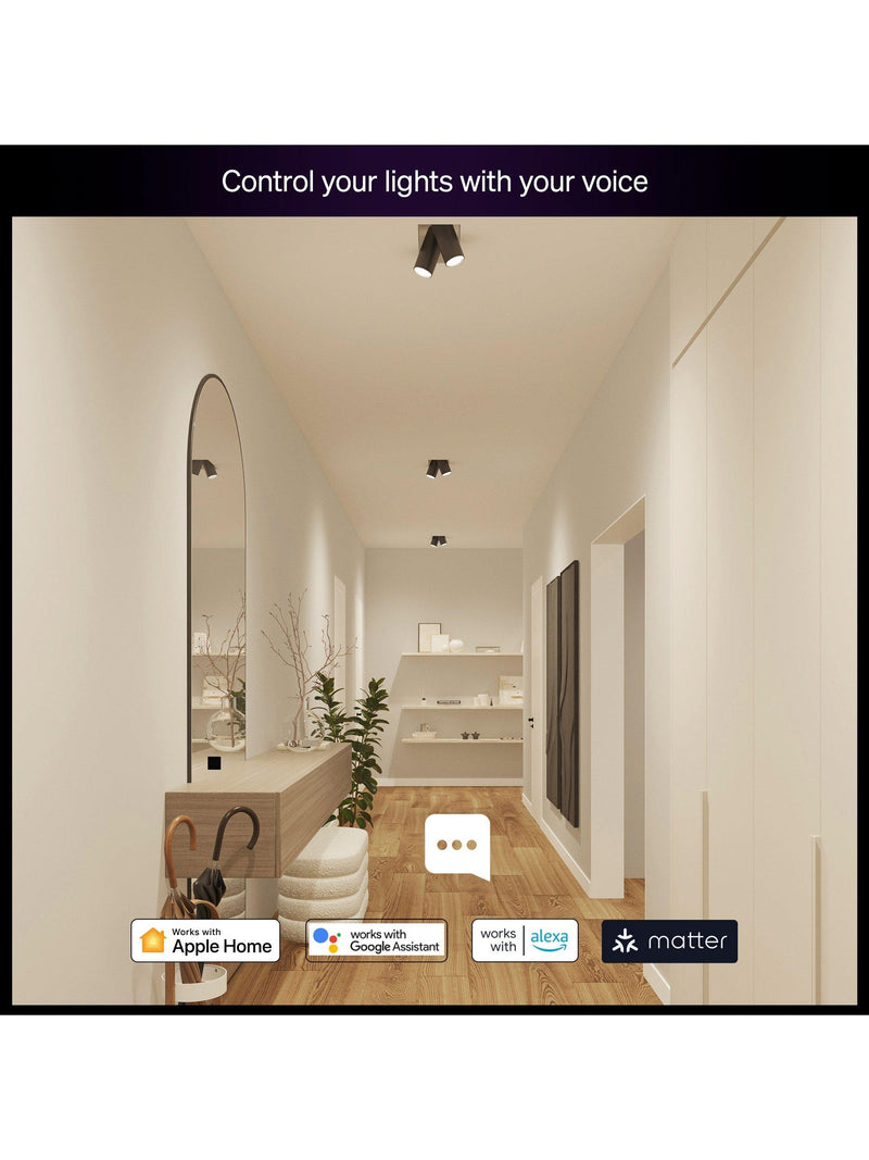 Philips Hue starter kit GU10 bulbs bridge, imported from the UK
