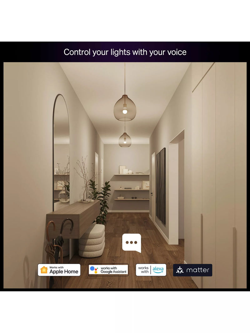 Philips Hue starter kit with two E27 bulbs - British product