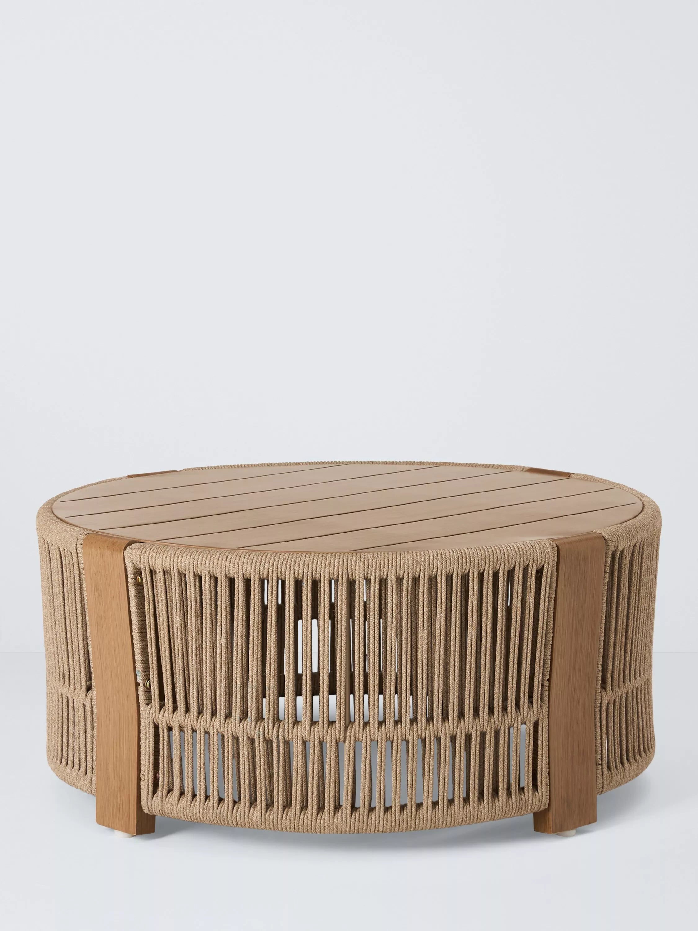 John Lewis Cord round garden coffee table 80cm - British product