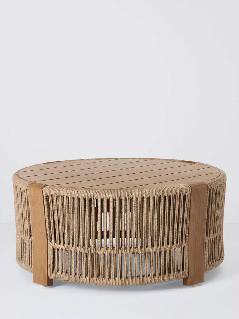 John Lewis Cord round garden coffee table 80cm - British product