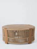John Lewis Cord round garden coffee table 80cm - British product