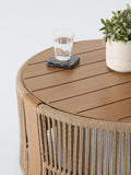 John Lewis Cord round garden coffee table 80cm - British product