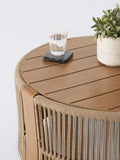 John Lewis Cord round garden coffee table 80cm - British product