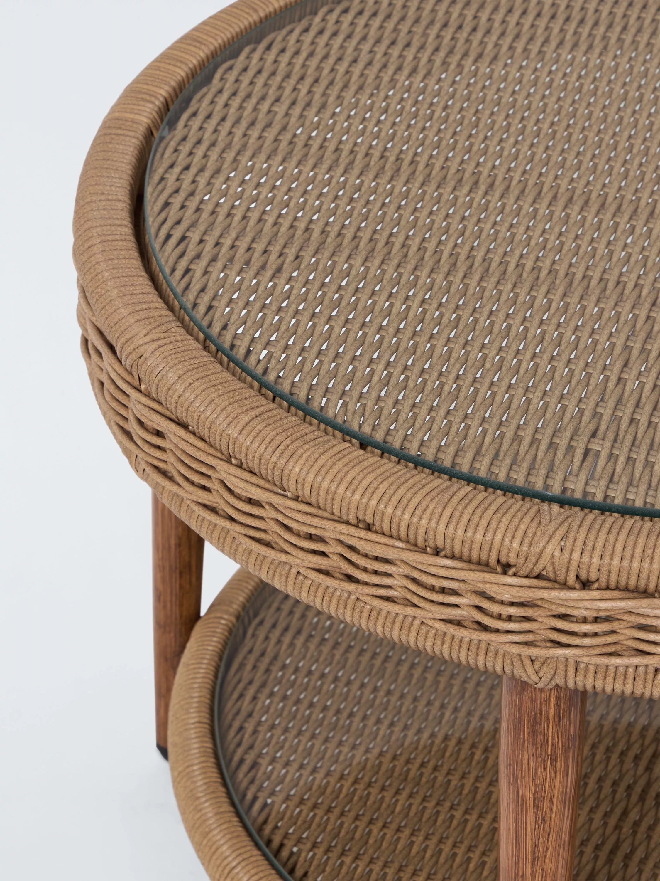 John Lewis Felix woven garden coffee table 61cm, UK version