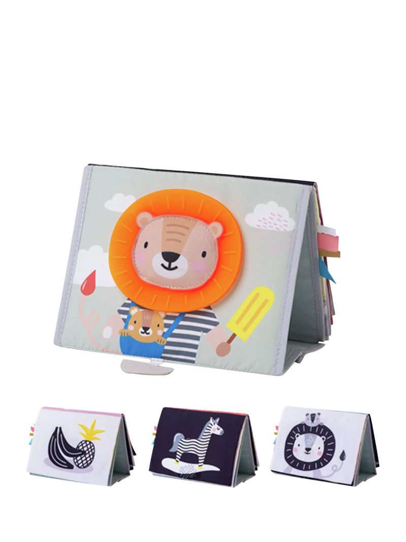 Taf Toys Savannah tummy time book, imported from the UK