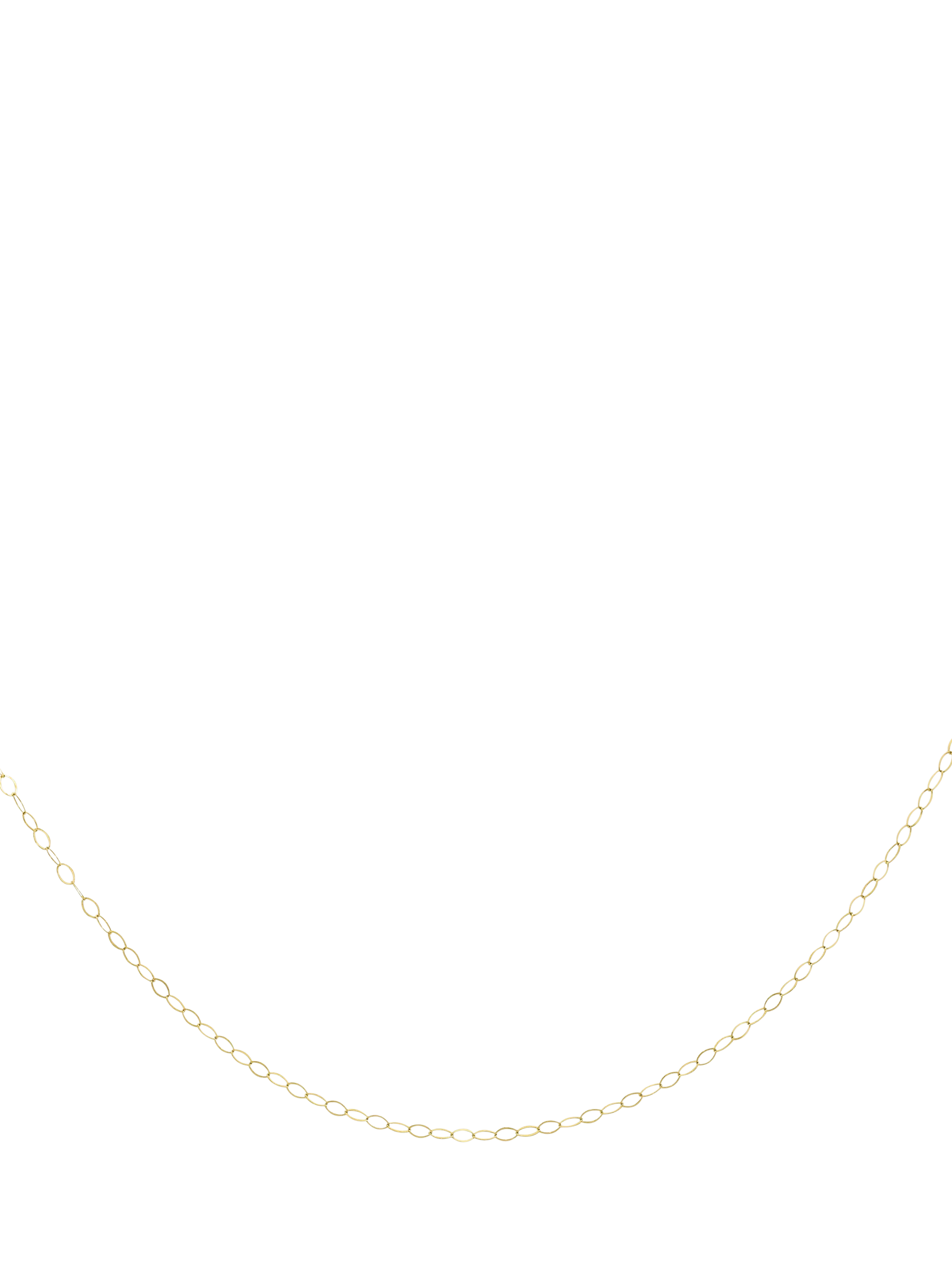 IBB 9ct yellow gold soldered trace chain (British brand)
