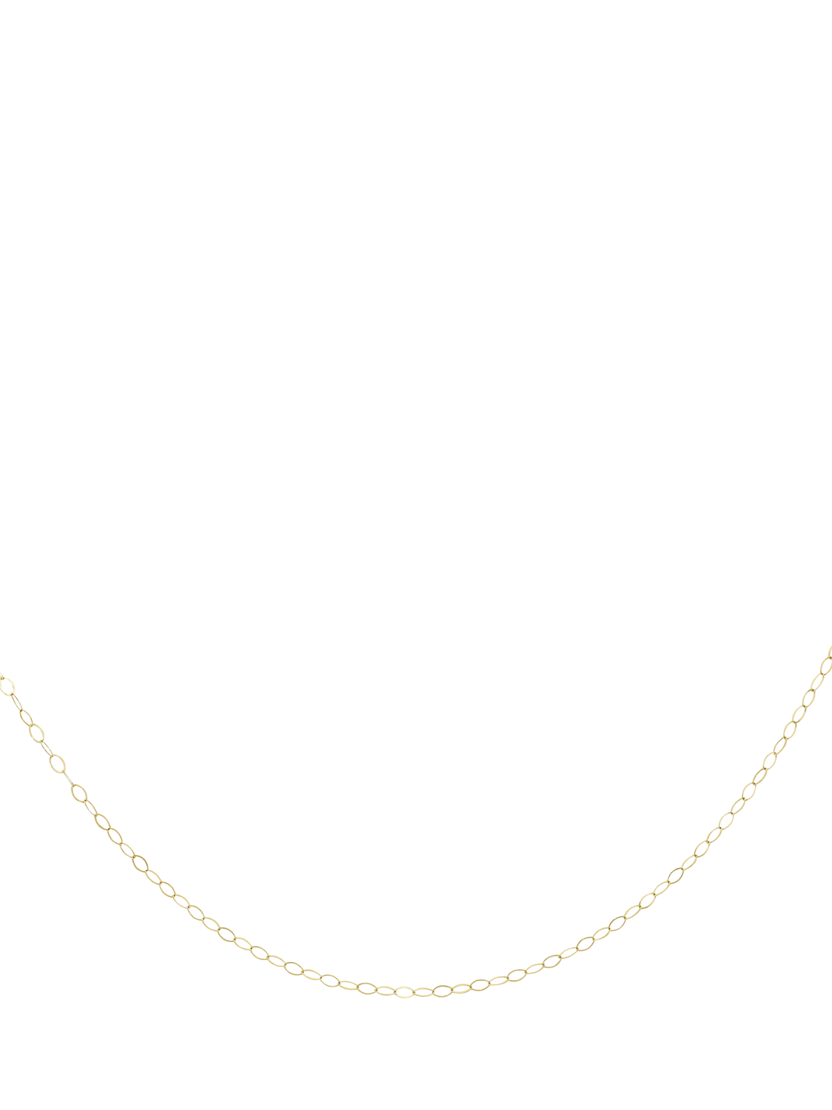 IBB 9ct yellow gold soldered trace chain (British brand)