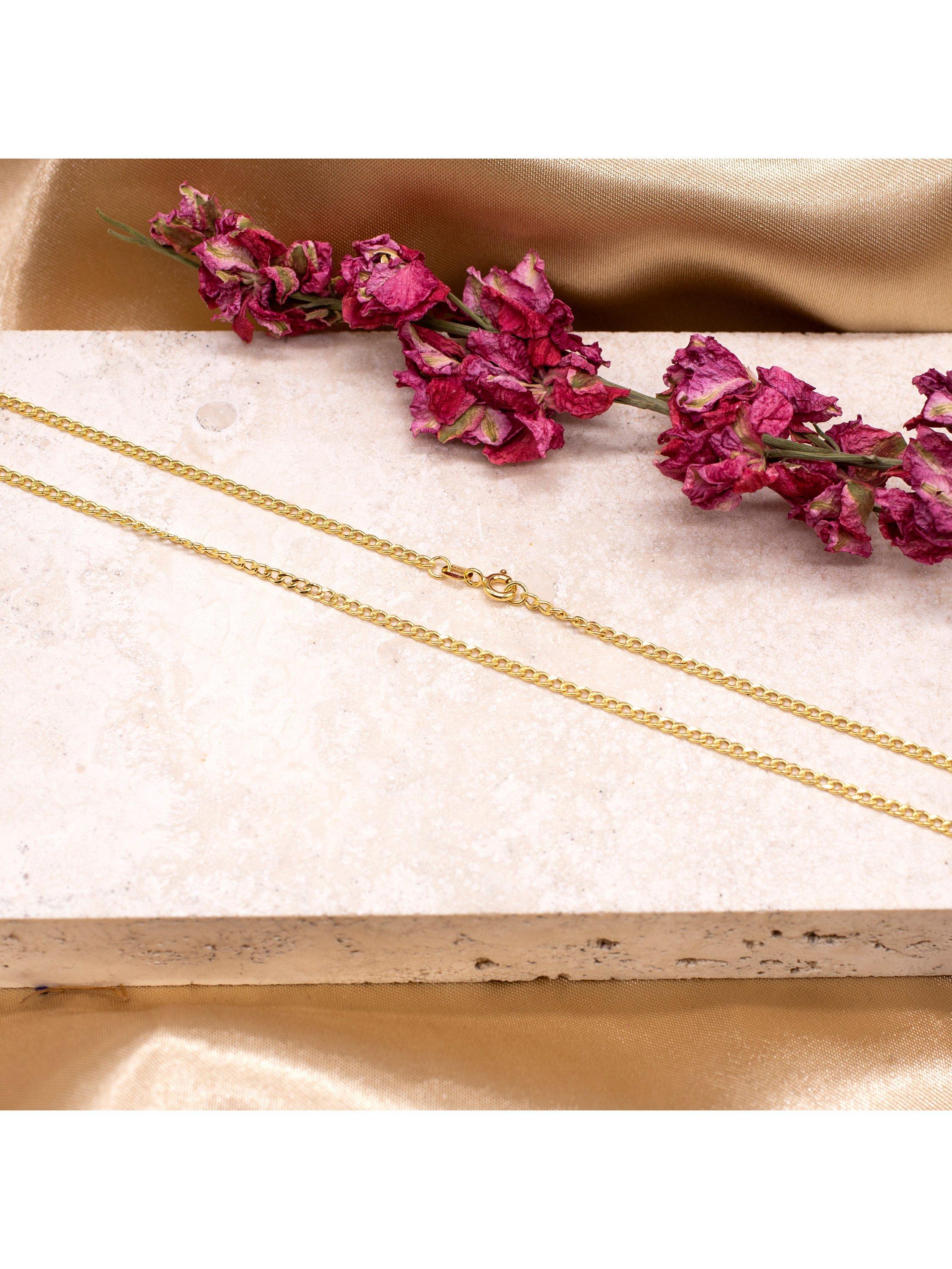 IBB 9ct yellow gold curb chain 41cm - British product