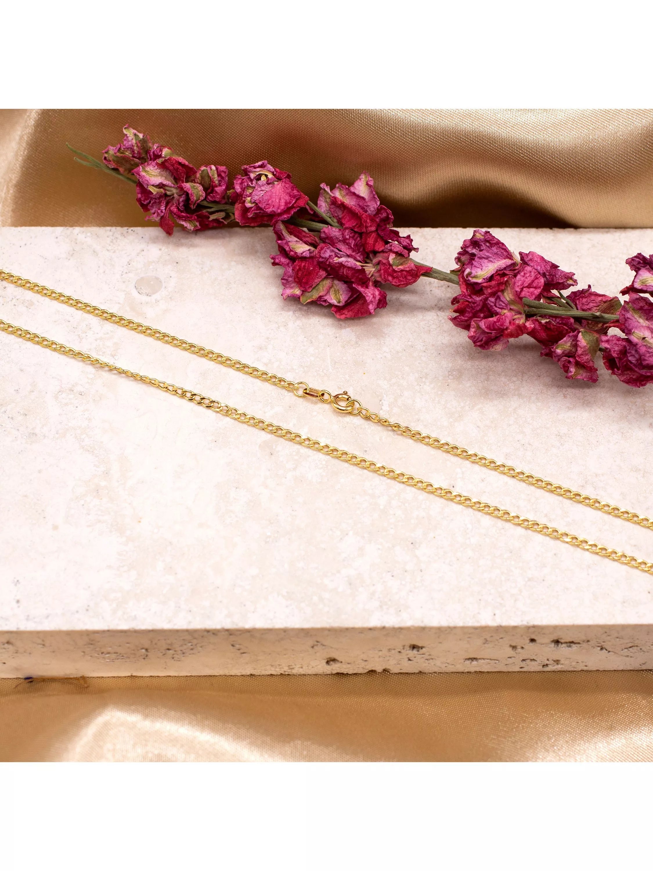 IBB 9ct yellow gold curb chain 41cm - British product