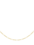 IBB 9ct yellow gold Figaro chain necklace - British product