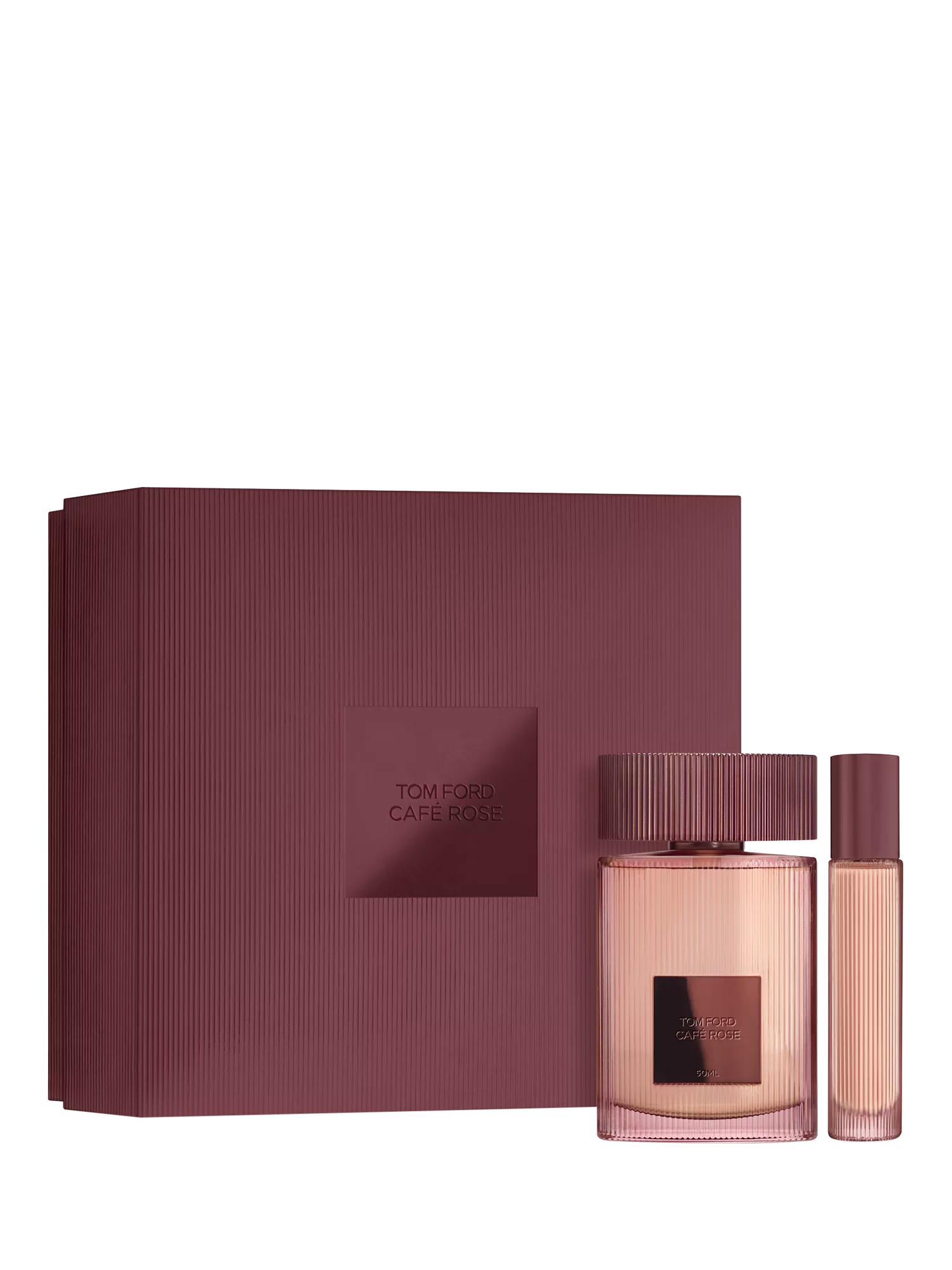 TOM FORD Café Rose Eau de Parfum 50ml gift set with travel spray, imported from the UK