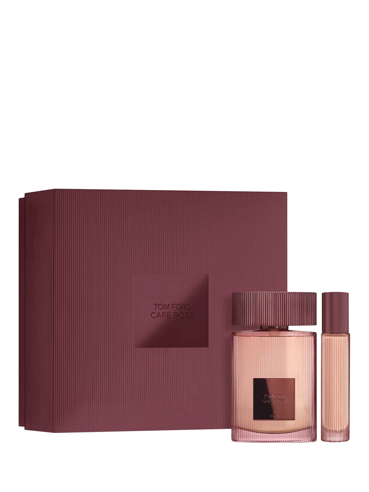 TOM FORD Café Rose Eau de Parfum 50ml gift set with travel spray, imported from the UK