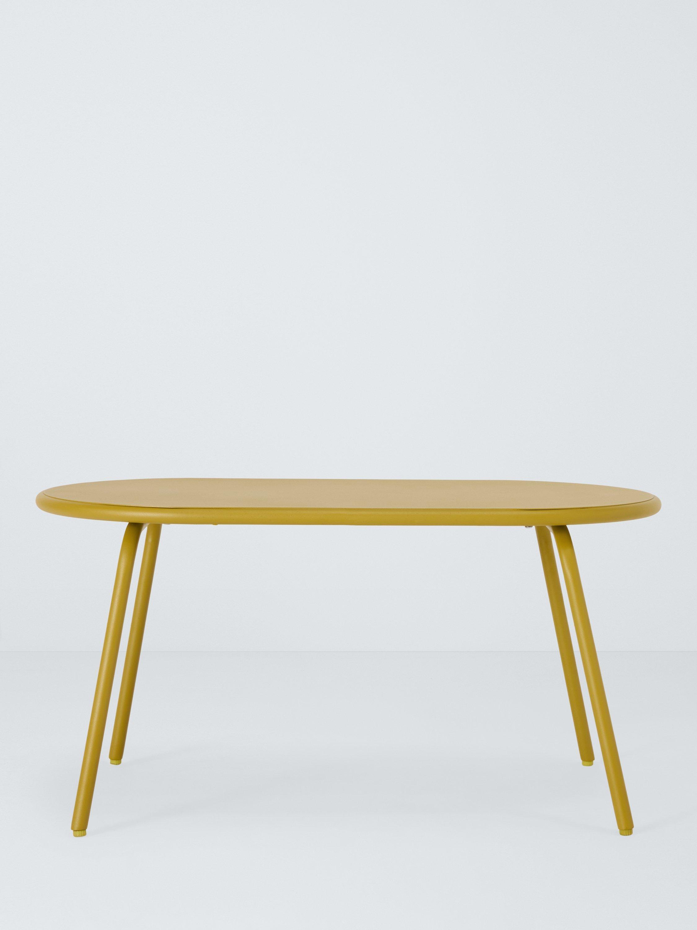 John Lewis oval metal garden coffee table 90cm (British brand)
