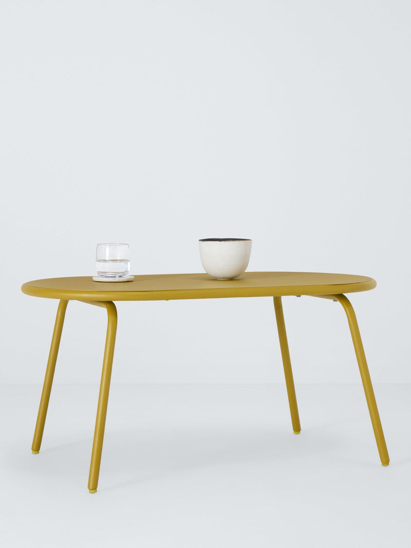 John Lewis oval metal garden coffee table 90cm (British brand)