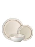 Denby Heritage Atrium stoneware dinnerware set Natural 12 piece - British product
