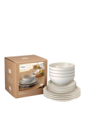 Denby Heritage Atrium stoneware dinnerware set Natural 12 piece - British product