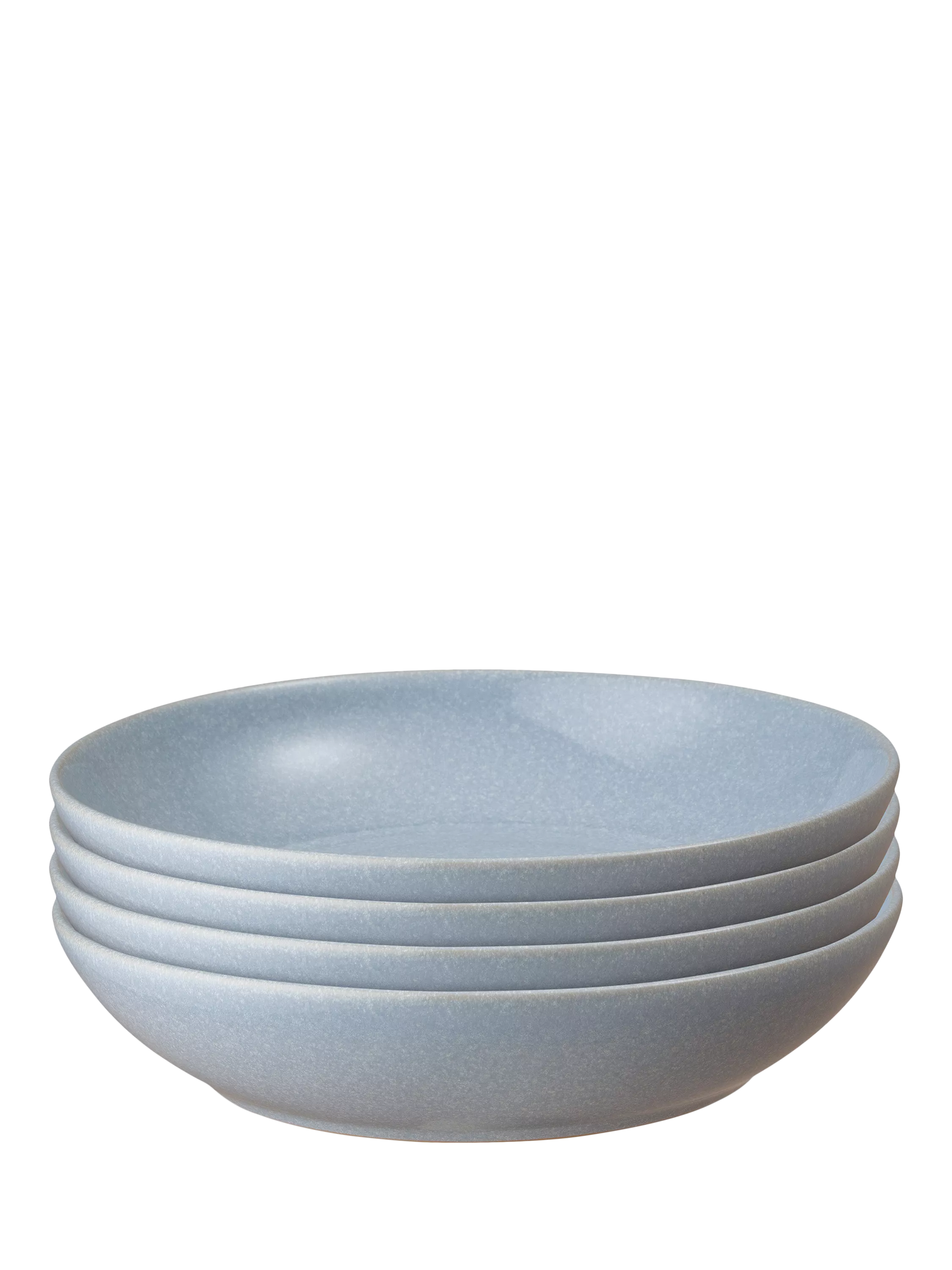 Denby Sky Blue pasta bowls set of 4 22cm, imported from the UK