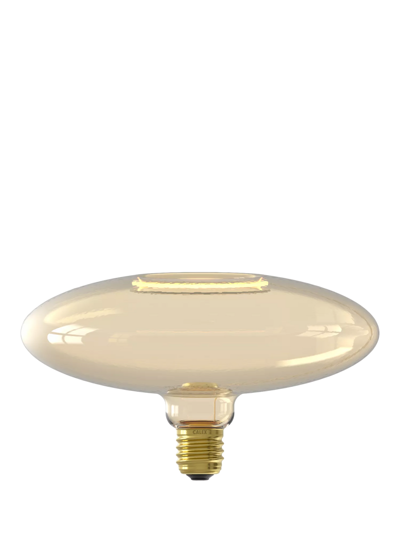 Calex gold E220 globe bulb 4W, imported from the UK