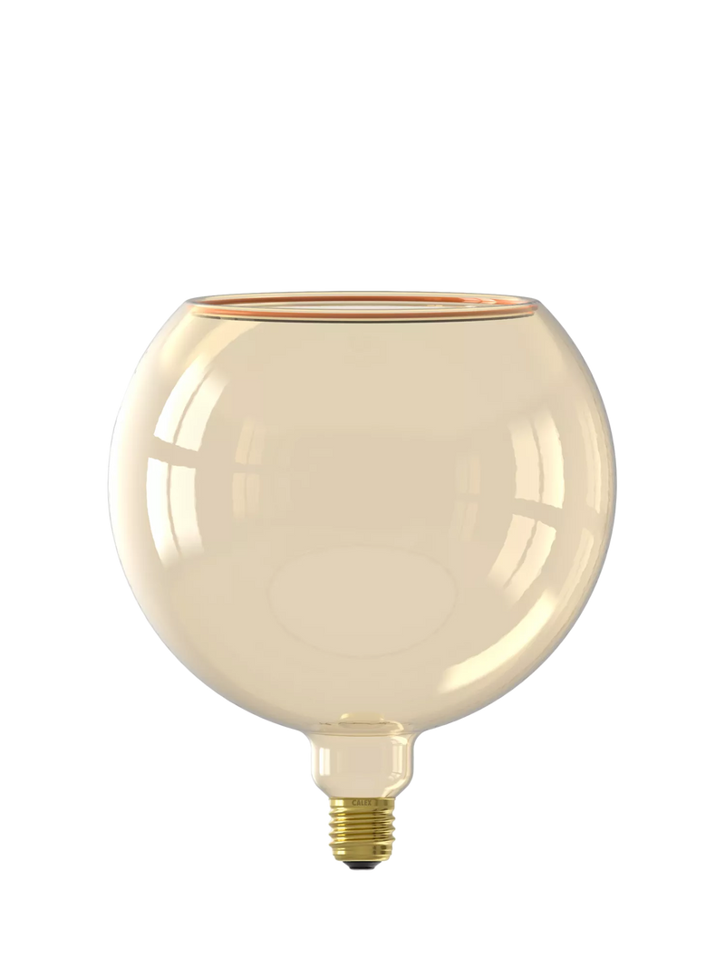 Calex gold G200 LED globe bulb - British product