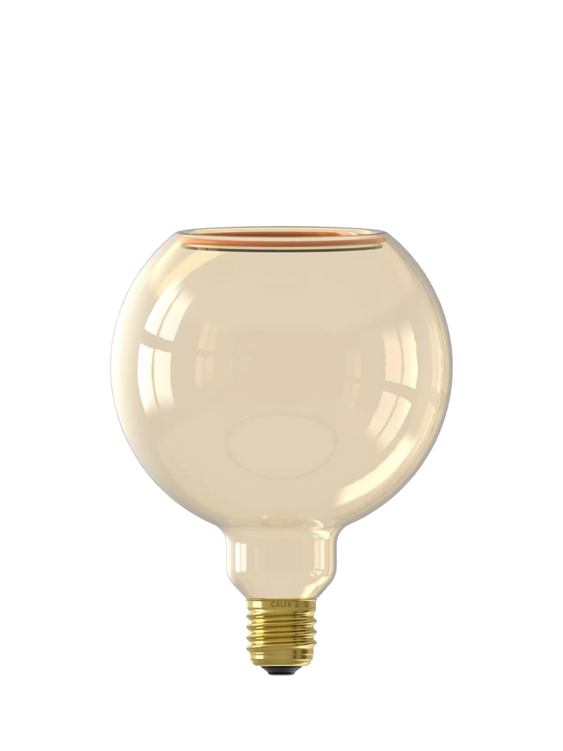 Calex Aura Tomar LED globe bulb gold 4W G125 - British product