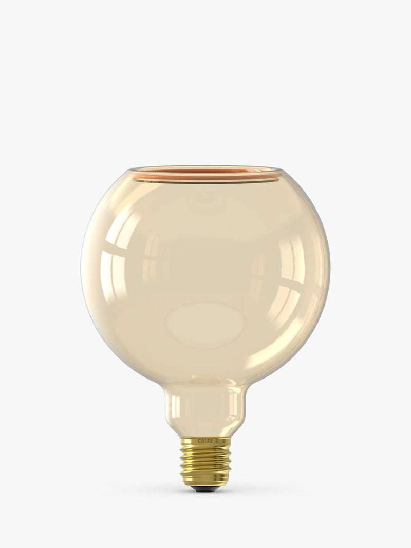 Calex Aura Tomar LED globe bulb gold 4W G125 - British product