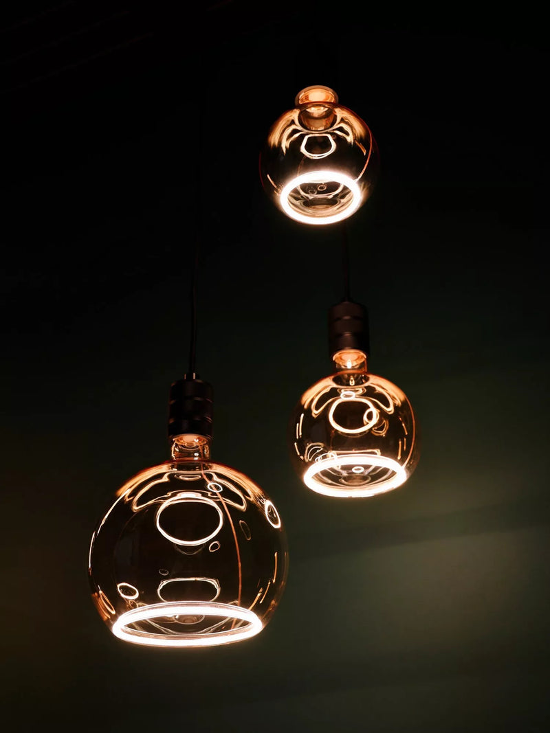 Calex Aura Tomar LED globe bulb gold 4W G125 - British product