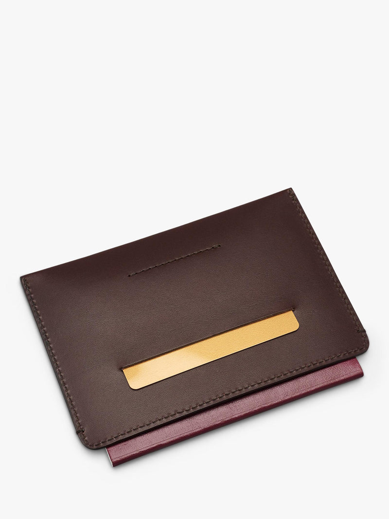Carl Friedrik Easton leather passport holder (British brand)