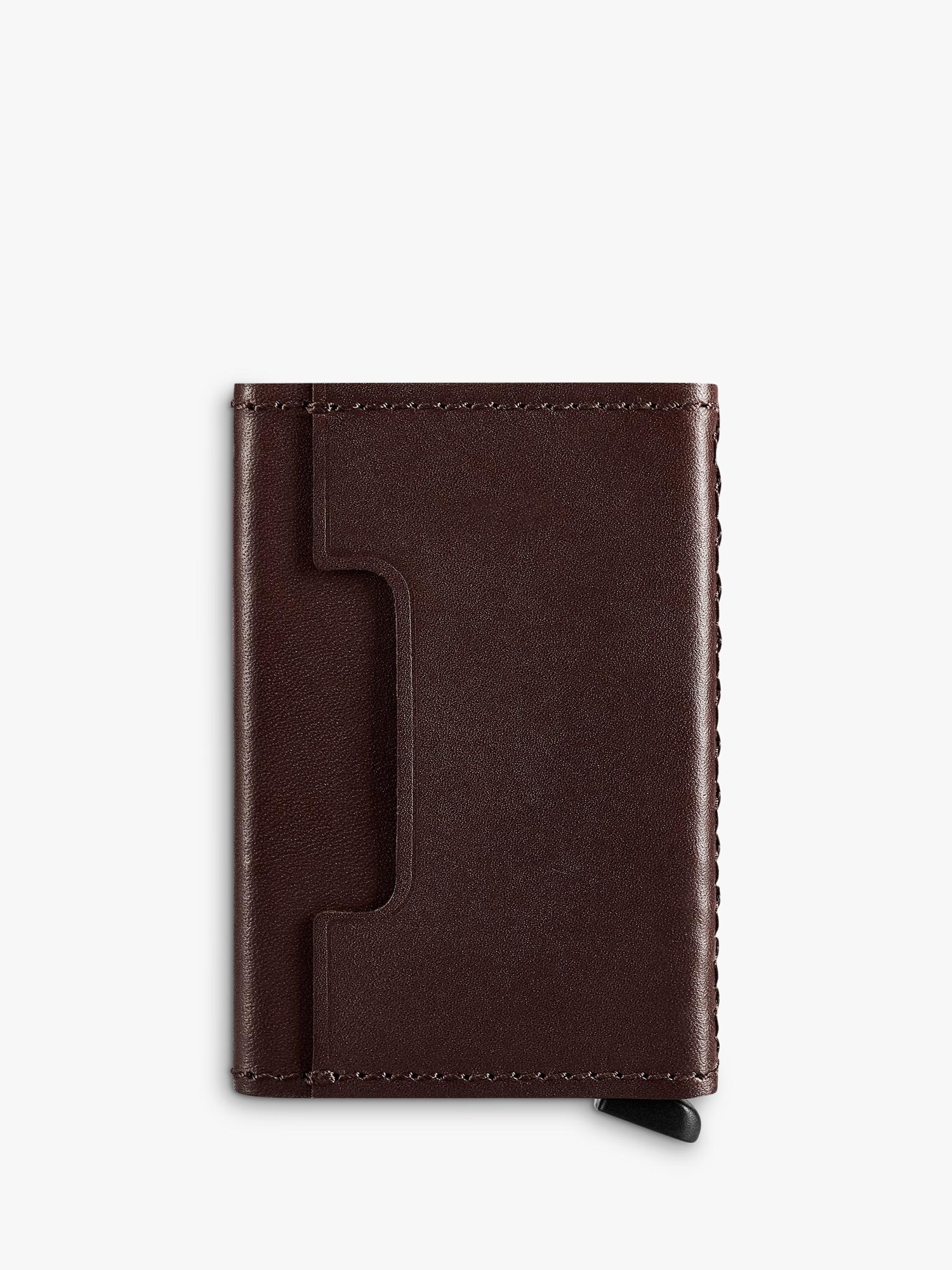 Carl Friedrik leather card holder with RFID blocking (British brand)
