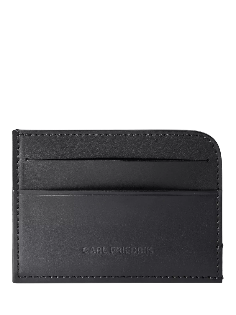 Carl Friedrik Hatton leather card holder 9.7cm - British product