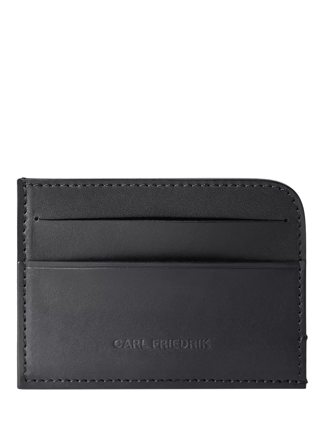Carl Friedrik Hatton leather card holder 9.7cm - British product