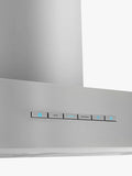 Smeg 70cm chimney cooker hood stainless steel, UK version