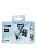 instax Mini Film bundle black frame blue marble monochrome (British brand)