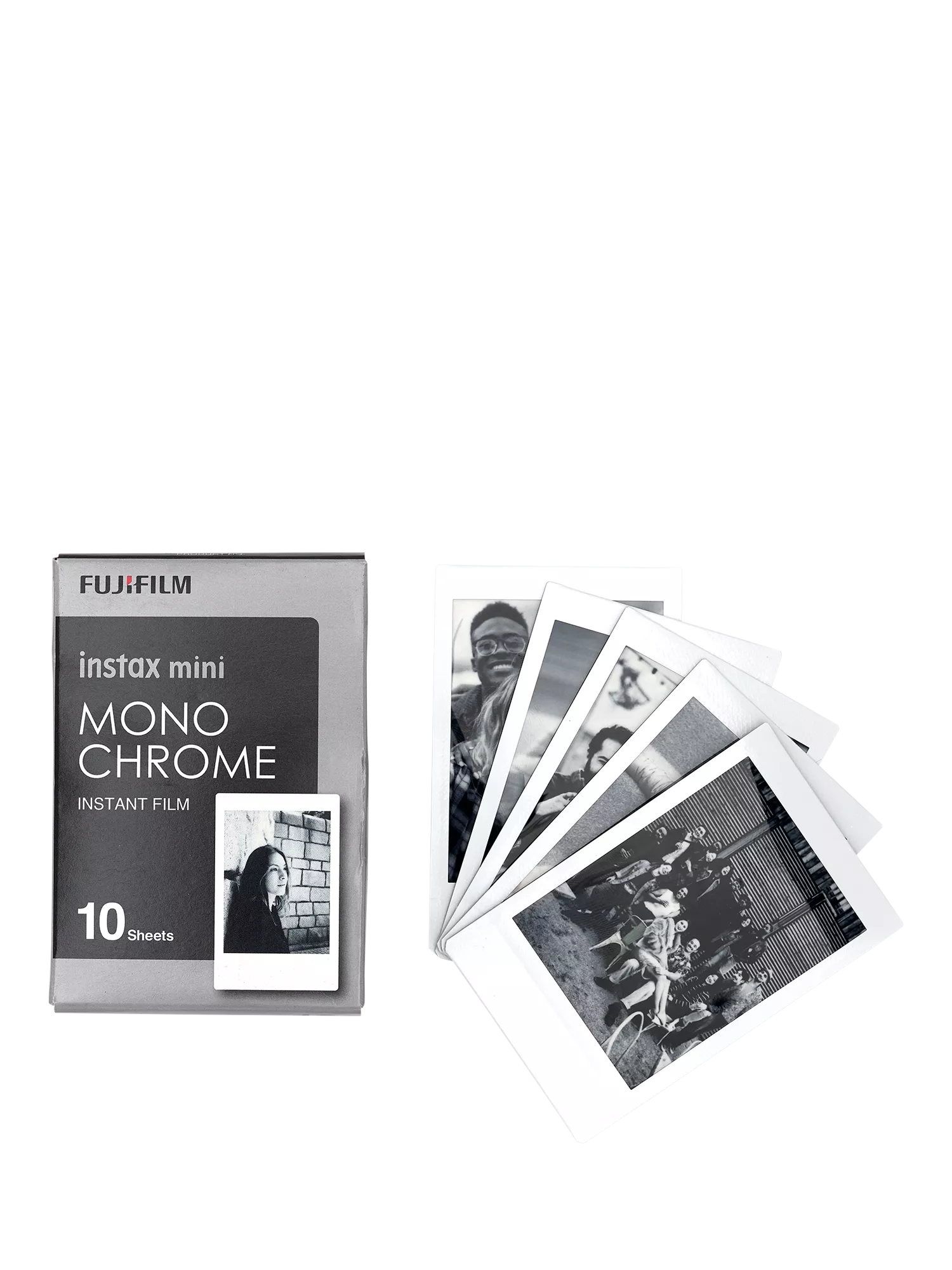 instax Mini Film bundle black frame blue marble monochrome (British brand)