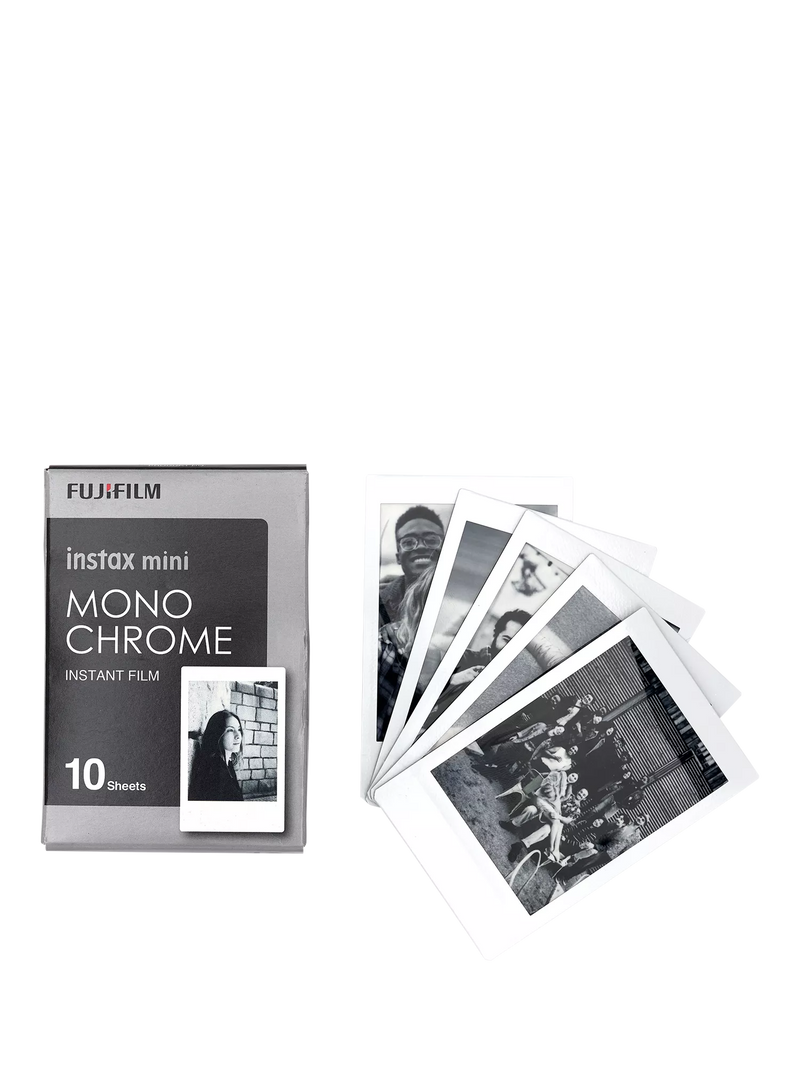 instax Mini Film bundle black frame blue marble monochrome (British brand)
