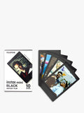 instax Mini Film bundle black frame blue marble monochrome (British brand)