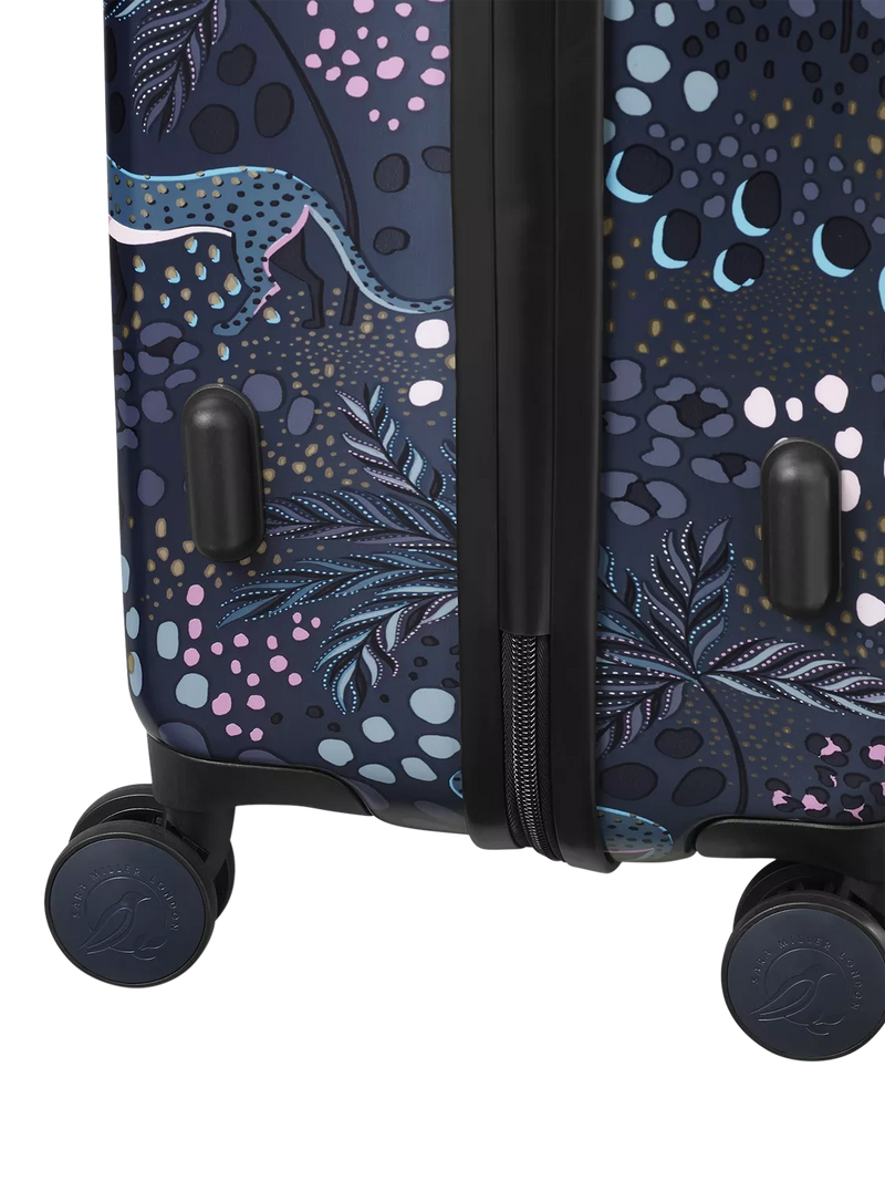 Sara Miller large suitcase Midnight Leopard 77cm 82L - British product