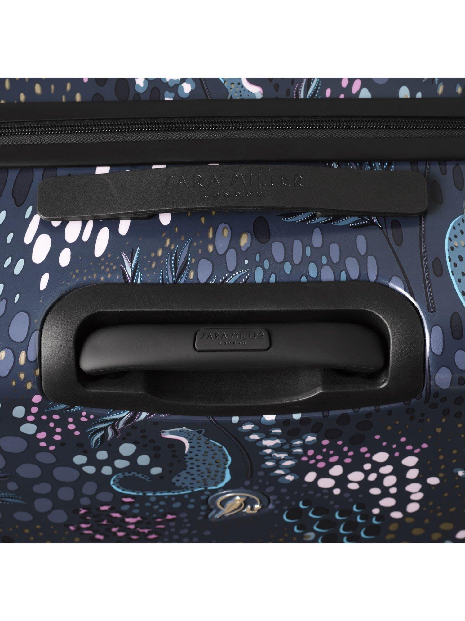 Sara Miller large suitcase Midnight Leopard 77cm 82L - British product