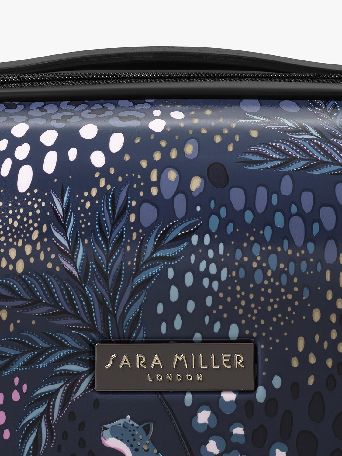 Sara Miller large suitcase Midnight Leopard 77cm 82L - British product