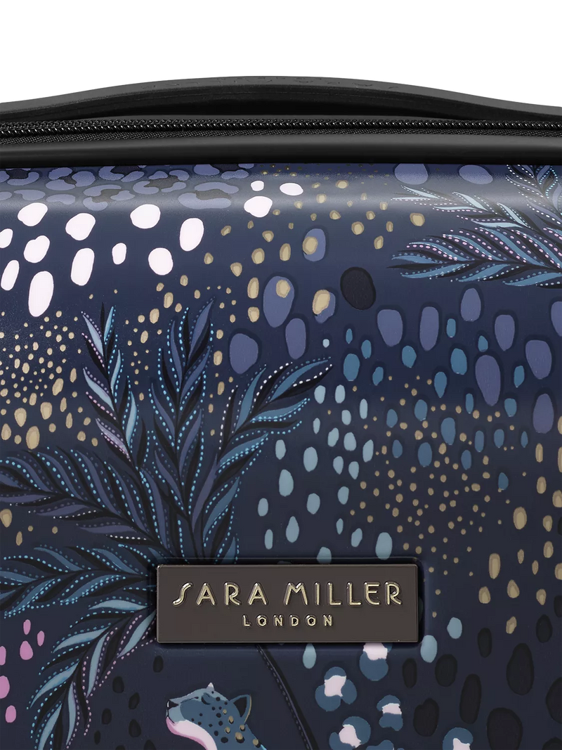 Sara Miller large suitcase Midnight Leopard 77cm 82L - British product