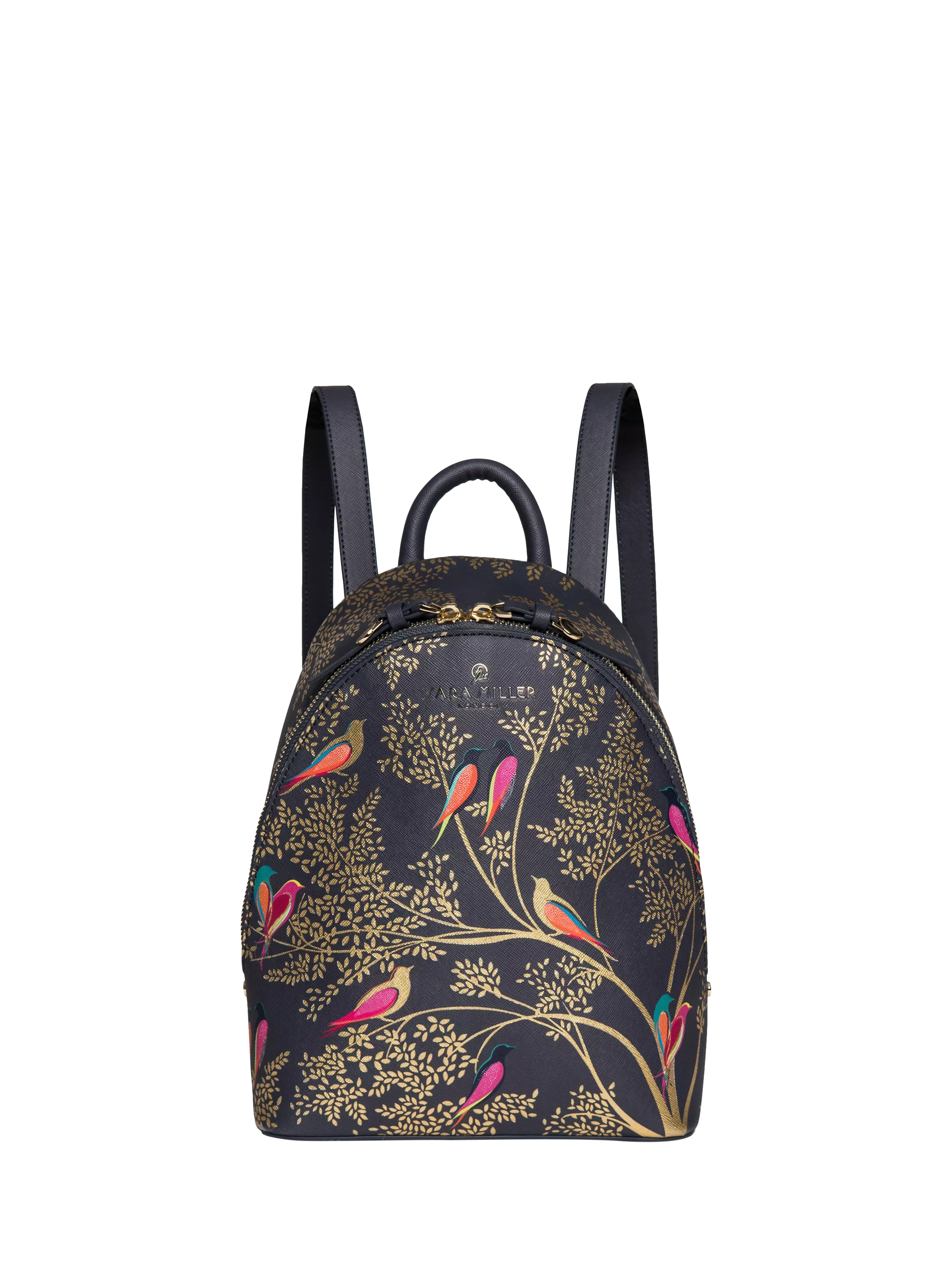 Sara Miller mini backpack Smokey Blue Birds, UK version