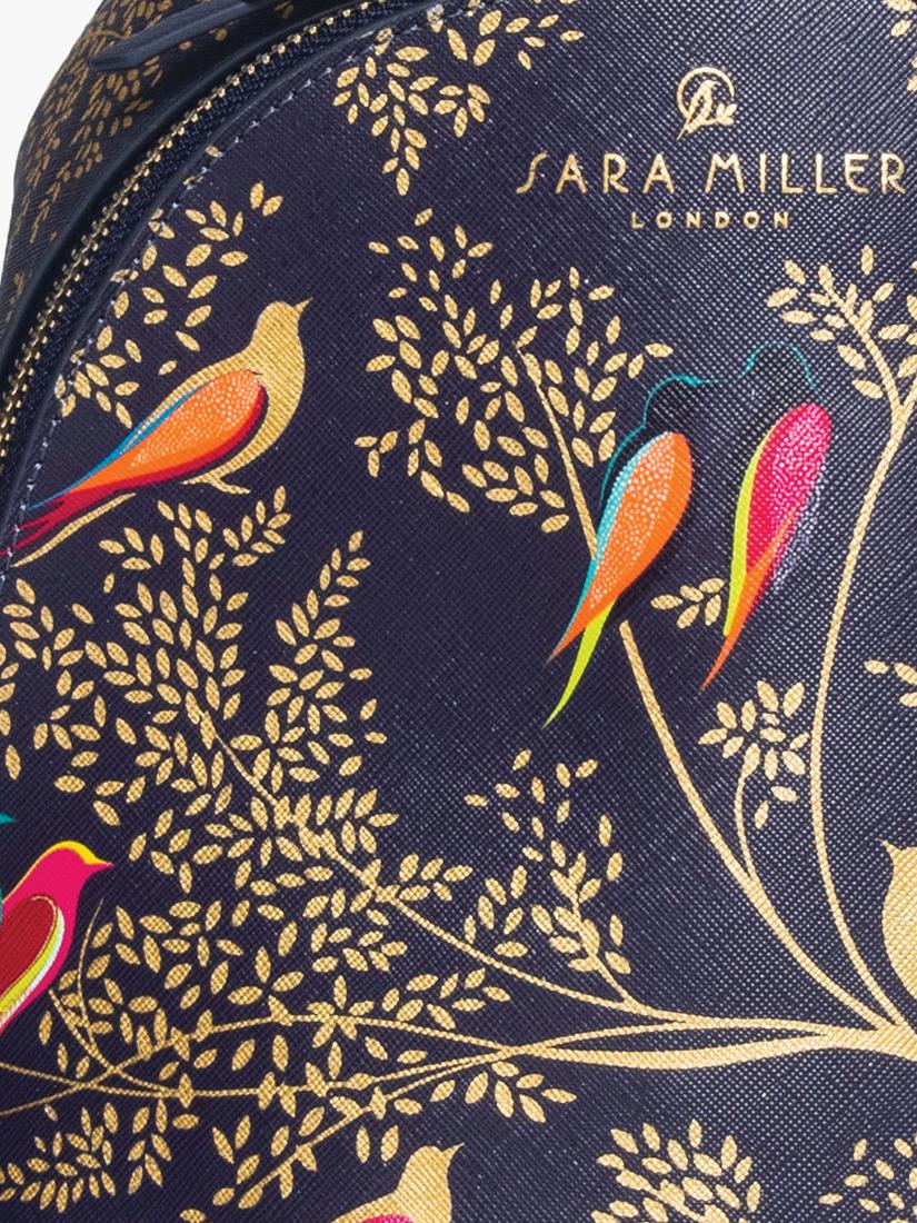 Sara Miller mini backpack Smokey Blue Birds, UK version