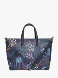 Sara Miller medium tote bag in Midnight Leopard faux leather, UK version