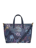 Sara Miller medium tote bag in Midnight Leopard faux leather, UK version