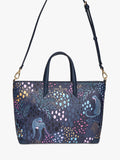 Sara Miller medium tote bag in Midnight Leopard faux leather, UK version