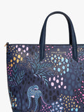 Sara Miller medium tote bag in Midnight Leopard faux leather, UK version