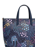 Sara Miller medium tote bag in Midnight Leopard faux leather, UK version