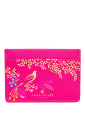 Sara Miller Chelsea faux saffiano leather card holder pink (British brand)