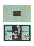Sara Miller travel organiser gift set mint ostrich - British product