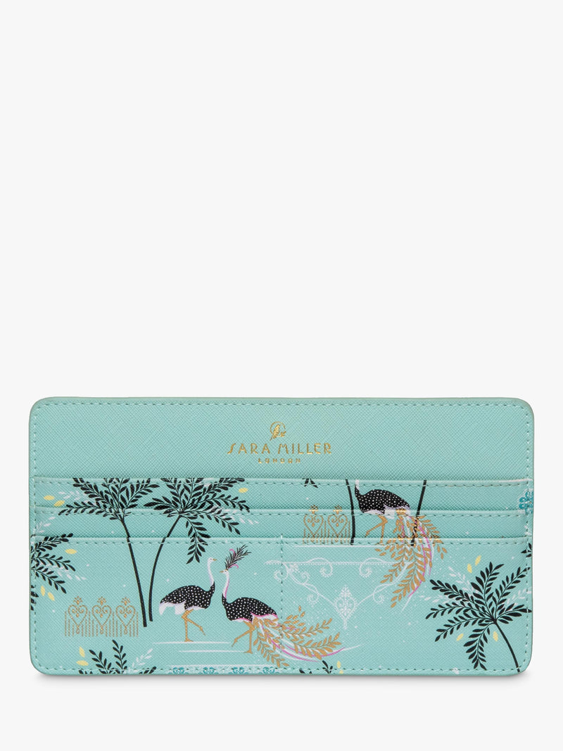 Sara Miller travel organiser gift set mint ostrich - British product
