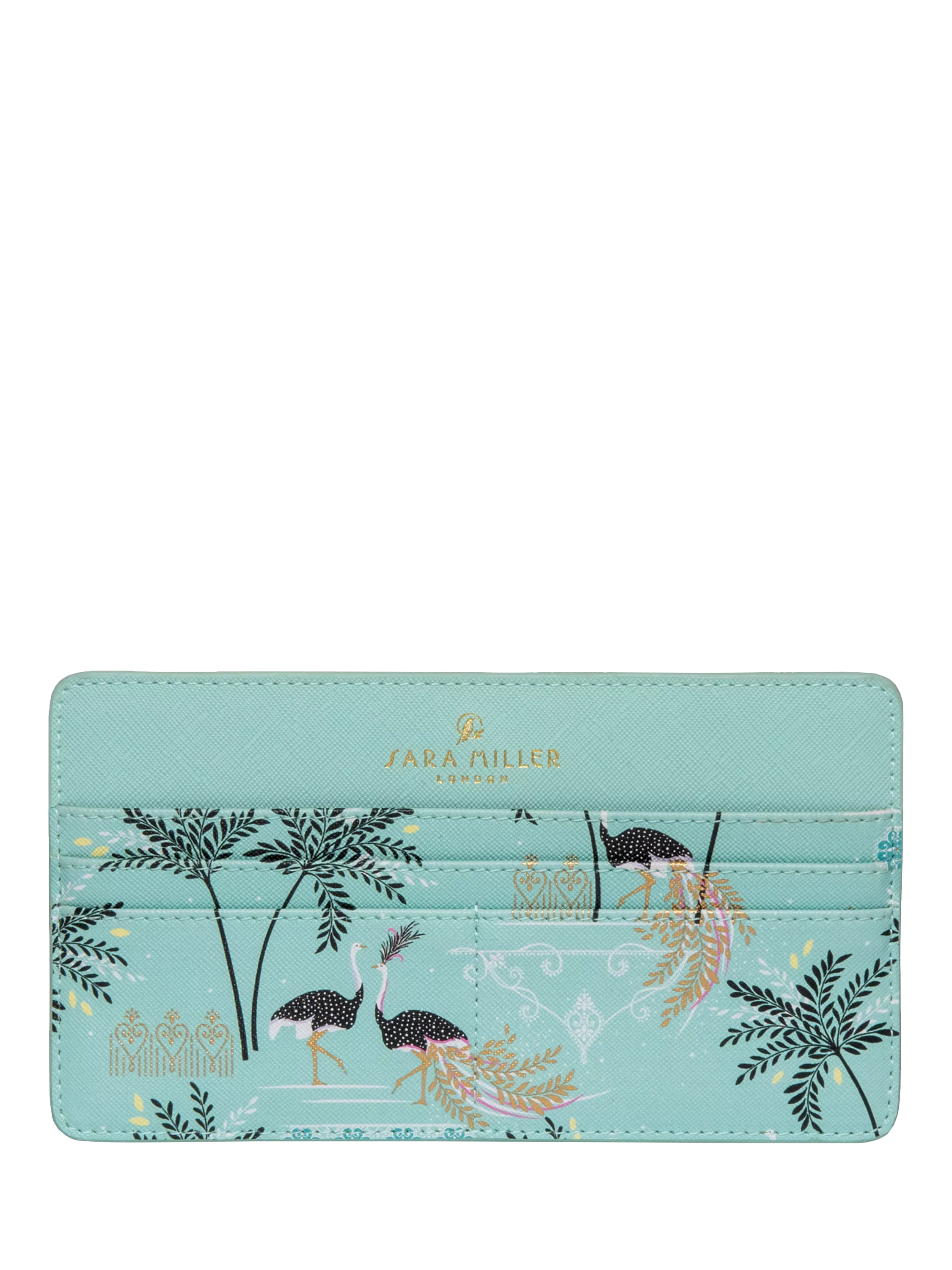 Sara Miller travel organiser gift set mint ostrich - British product